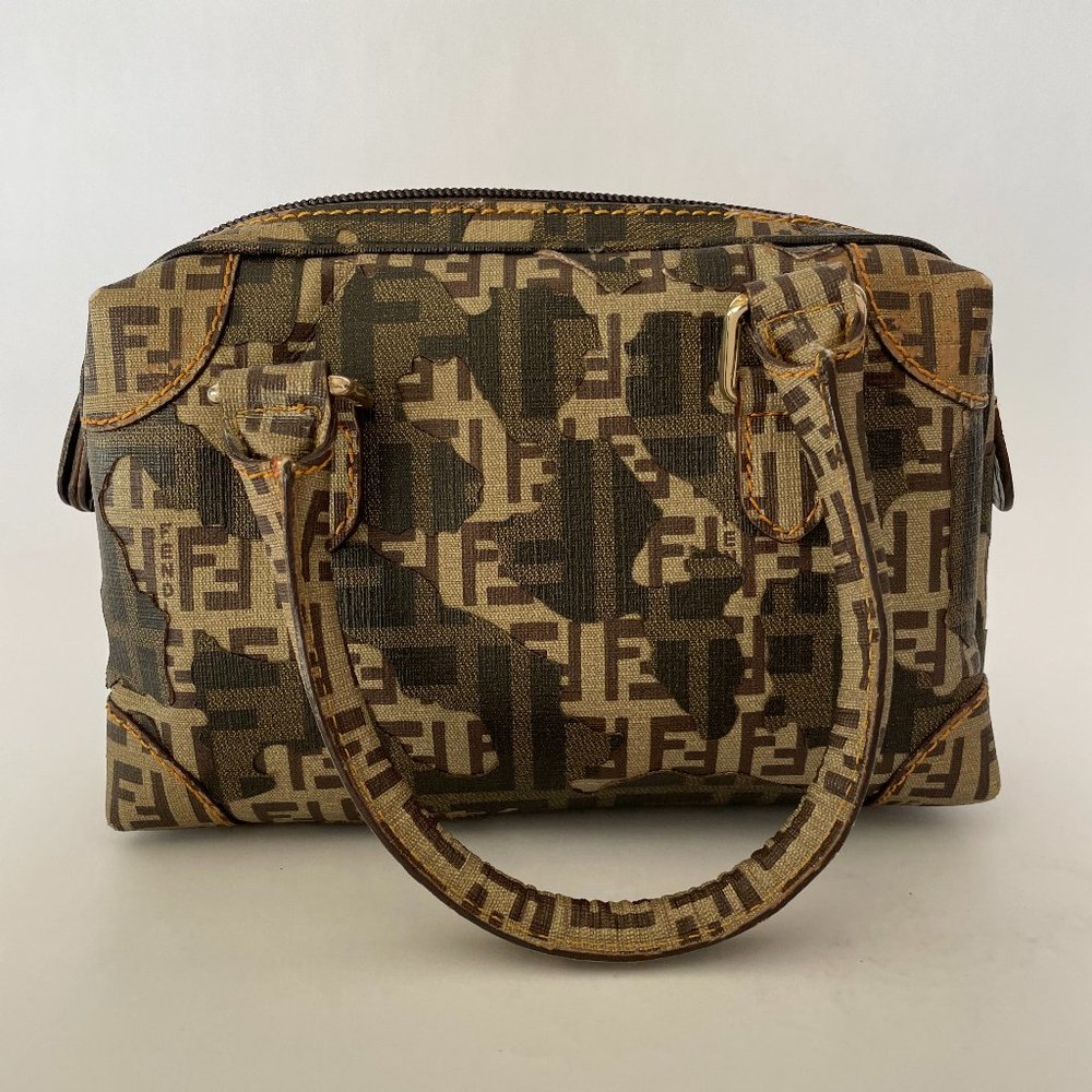 Fendi Zucca Camo Small Bowler Bag